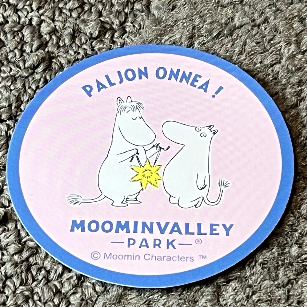 Moomin Valley Park Theme Park Japan Exclusive Sticker Official Souvenir Kawaii